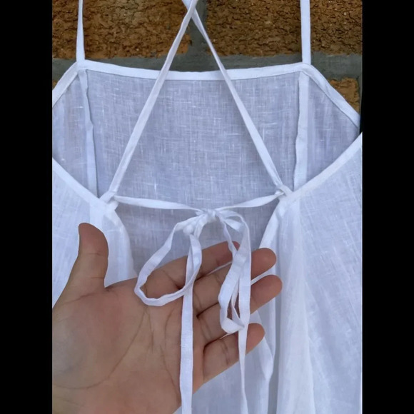 Vitamin A NOLA MINI DRESS, WHITE XS - Picture 10 of 13